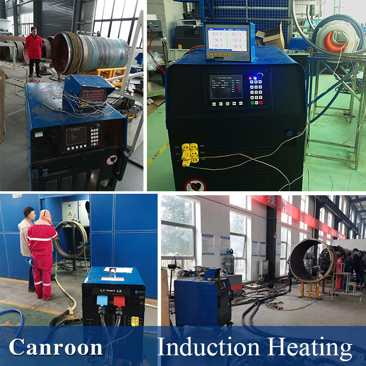 Steel Pipe Induction Heater Machine IGBT With Split Core Inductor