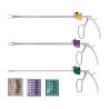 Buy cheap Class III Medical Tooth-Shaped Hemolok Clips for Plastic Laparoscopic Ligation Needs from wholesalers
