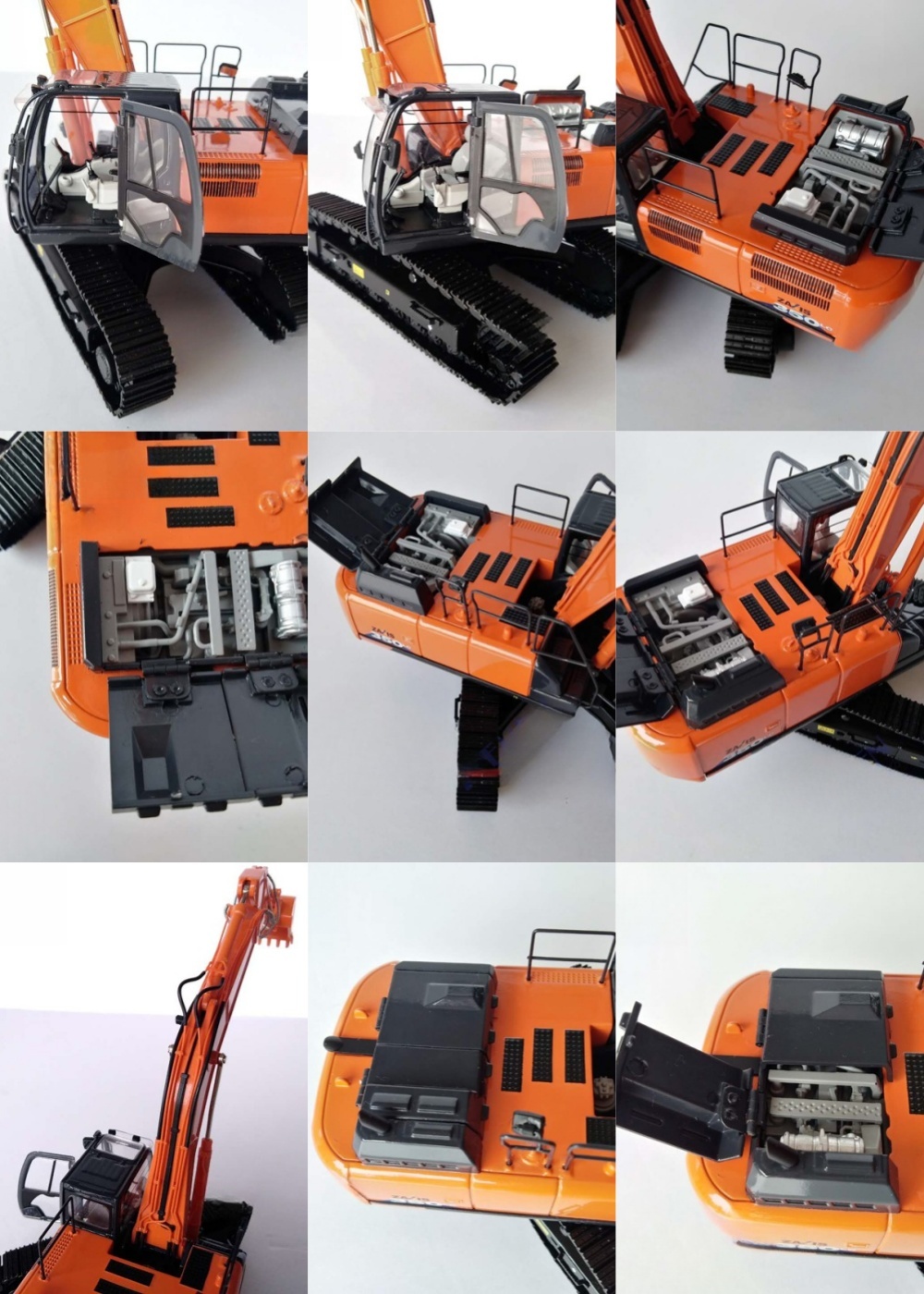 TMC 1:50 Hitachi ZAXIS350-6 Alloy Excavator Model ZX250-6 | Die-Cast Construction Vehicle, Movable Joints, Collectible