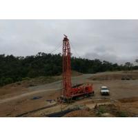 Buy cheap TRUCK MOUNTED WATER WELL DRILLING RIG TOP HEAD DRIVE USE MUD AND DTH HAMMER product
