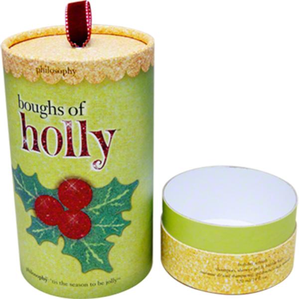 Buy cheap FSC Cylinder Cardboard Box Round Cardboard Gift Box With Ribbon from wholesalers