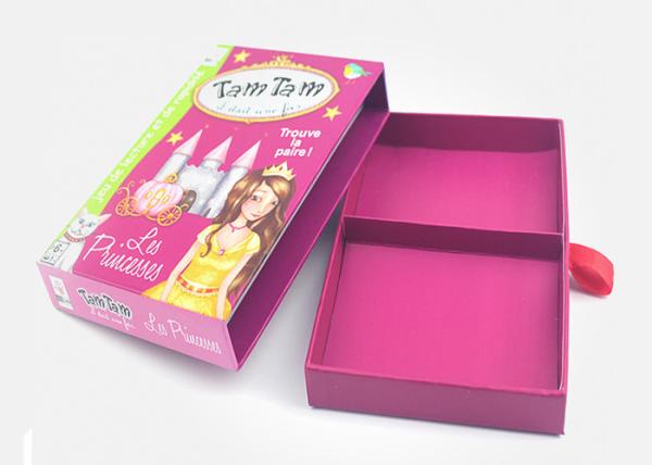 Buy cheap Eco Friendly Pink Cardboard Drawer Box For Display Off Set Printing Service from wholesalers