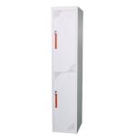 Vertical Steel Wardrobe Lockers 2 Door For Office / School / Hotel / Hospital