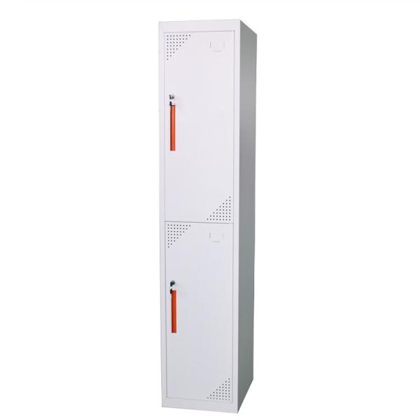 Buy cheap OEM Vertical Steel Wardrobe Lockers 2 Door For Office School Hotel from wholesalers