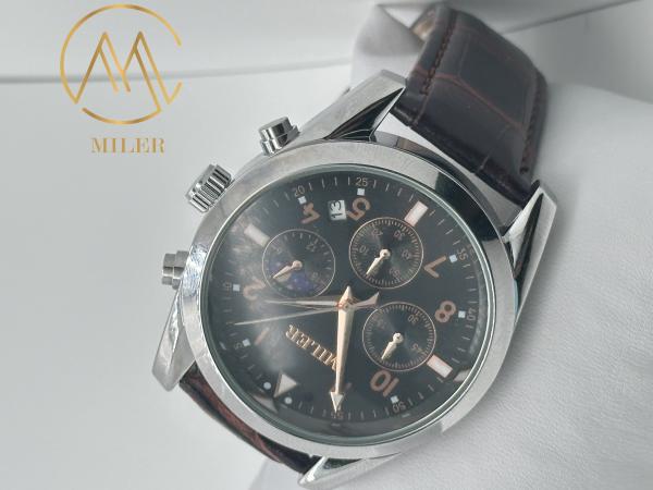Buy cheap Factory Stylish Quartz Light Watch Waterproof Leather Watch With Date Display from wholesalers