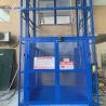 Buy cheap 20000kgs Industrial Goods Lift Blue Vertical Cargo Lift With Guide Rails from wholesalers