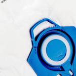 3D GN Type Microfiber Dust Bags for Canister Vacuum Cleaners-9917730 White Blue