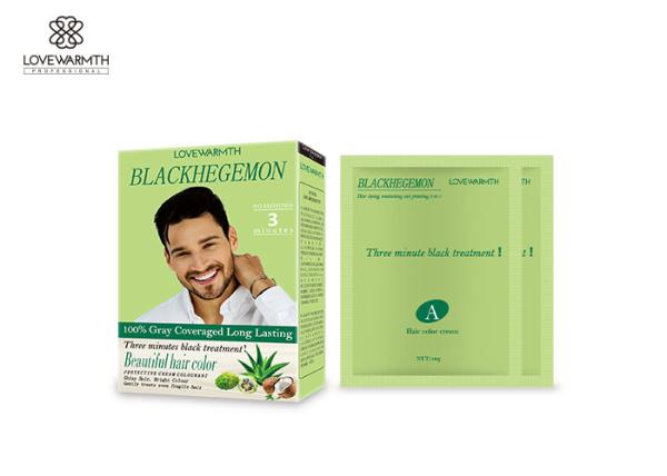 Buy cheap 5 Minutes Black Colour Shampoo , 3 Months Lasting Shampoo For Grey Hair To Black from wholesalers