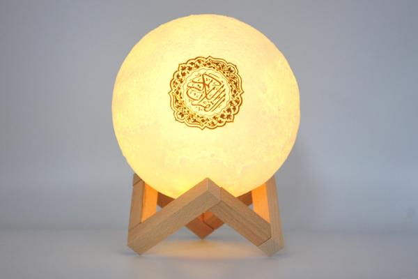 Buy cheap Touch rechargeable light moon lamp quran speaker from wholesalers