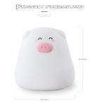 ROHS Tabletop Night Light Lamp , AAA Battery Pig LED Light