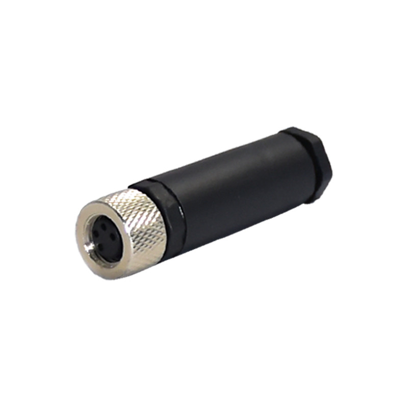 Automation M8 Waterproof Connector 90 Degree Assembly 4 Pin Male To Male Connector
