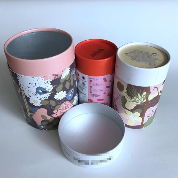 Buy cheap Custom Biodegradable 83.3mm A4 Kraft Paper Tube Packaging from wholesalers
