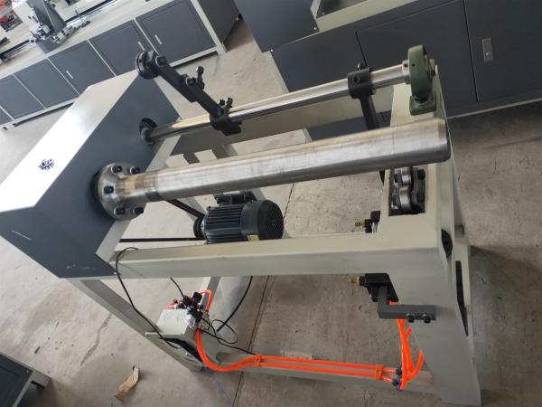 Buy cheap Simple Economical cardboard Paper Tube Cutting Machine 146kg weight from wholesalers