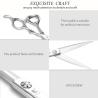 Buy cheap Durable Hair Salon Shears UFO Screw Smooth Handfeel High Precision from wholesalers