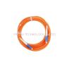 Buy cheap Fiber Optic Mulitmode fiber Patch MM62.5 / 125um OM1 PVC 2.4mm , Fiber Jumper Cables from wholesalers