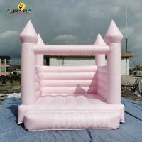 Buy cheap Pastel Pink Inflatable Bounce House Inflatable Jumping Castle Custom Logo product