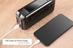 ABS Sos Alarm Emergency Solar Hand Crank Radio 2000mah Battery Capacity