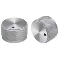 Buy cheap Silver Aluminum Alloy Potentiometer Control Knob Volume Audio Electric Guitar product