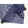 Buy cheap Navy Blue Punched Leather PU+ Polyester Composition Anti - Aging For Garment from wholesalers