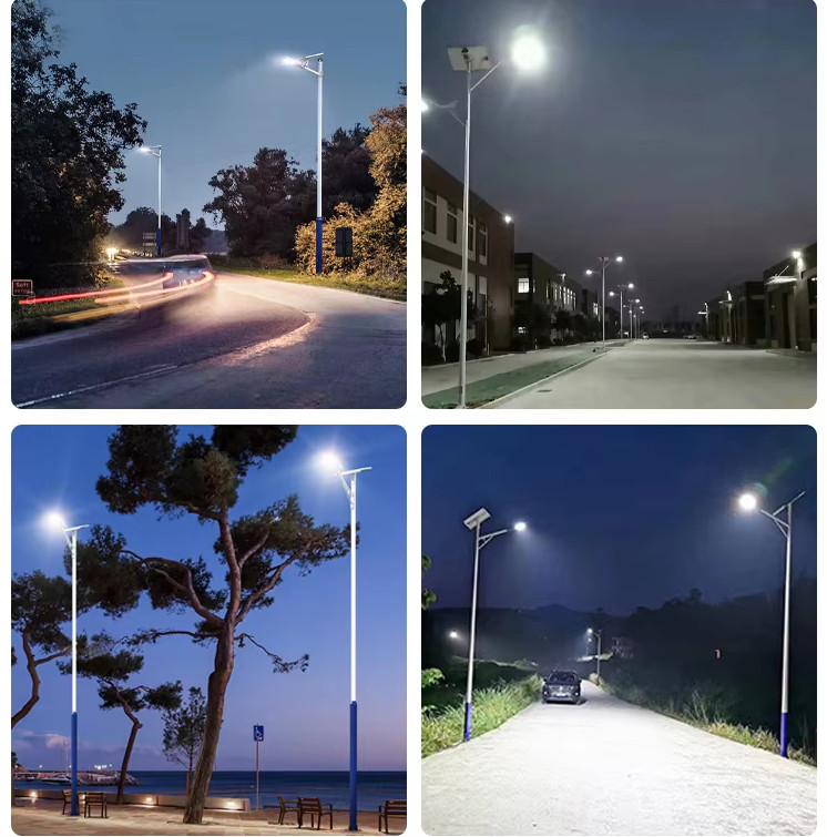 LED Solar Street Light 50W Split Solar Powered Garden Street Lamps