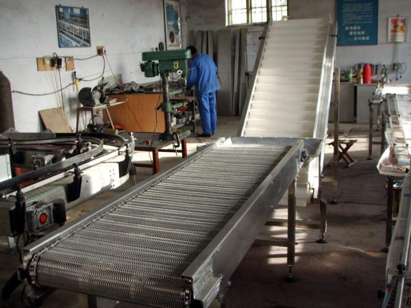 Buy cheap Industrial Flat Top Chain Conveyor Belt System Aluminium Roller Track from wholesalers