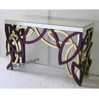 Buy cheap Interior Colorful Mirrored Console Table 100cm Long Easy Clear Durable Material product