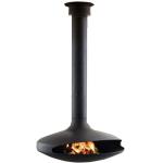 1000mm Hotel Indoor Suspended And Rotating Wood Burning Hanging Fireplace