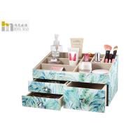 Buy cheap Modern Glass Wood Desk Organizer Box For Bathroom Accessories Storage product