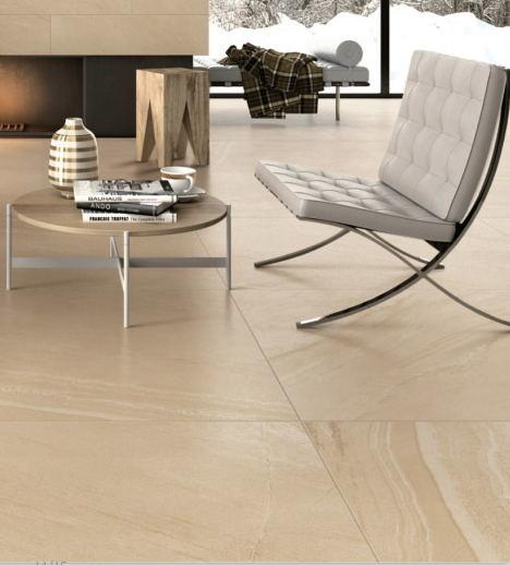 Buy cheap Beige Porcelain Stoneware Tile / Living Room Ceramic Matt Beige Wall Tiles Sizes 600*600 from wholesalers