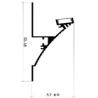 Buy cheap 104*37.6mm Plaster LED Drywall Profile Housing Embedded ROHS Approved from wholesalers