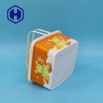 Luxury Decorative IML Container Plastic Christmas Cheese Biscuit Packaging