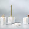 Buy cheap Bathroom Accessories Set Polyresin Foam Dispenser Toothbrush Holder Soap Dish from wholesalers