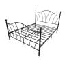 Buy cheap Full King Size Black Metal Platform Bed Electrostatic Powder Coating from wholesalers