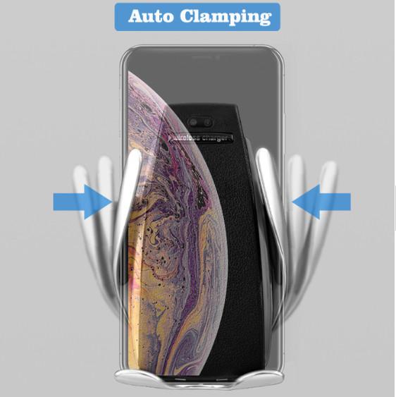 Buy cheap Qi Wireless Car Mount Phone Holder Flexible Air Vent Car Phone Holder from wholesalers