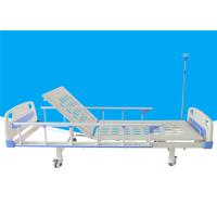 Buy cheap Mobile Handled Manual Hospital Bed Large Weight Capacity 1900 * 900mm Bed Board product