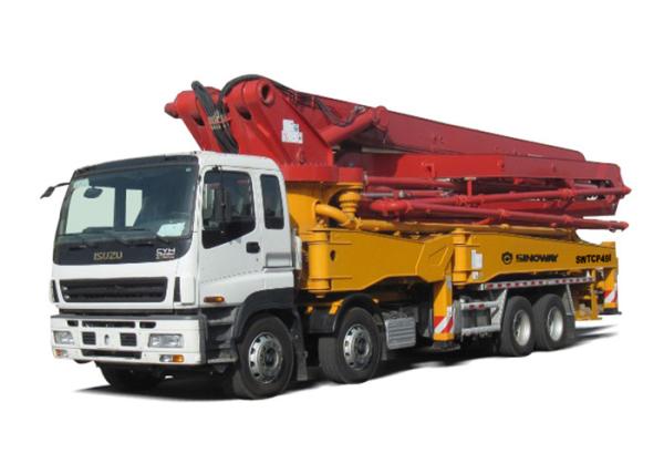 Buy cheap Commercial Cement Mixer ISUZU Chassis 49m Concrete Boom Truck Mounted from wholesalers