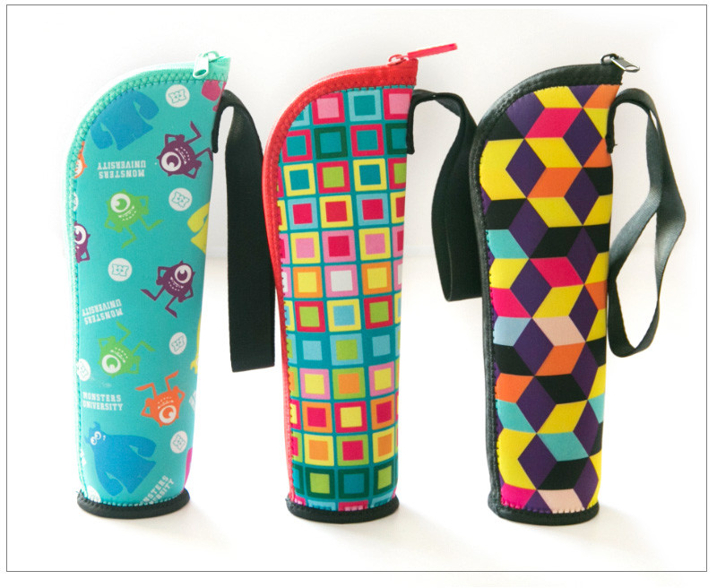 Waterproof Foldable Neoprene Beer Bottle Cooler Sleeve