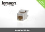 50U ABS Ethernet Rj45 Connector 125vac UTP Keystone Jack Cat5e