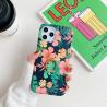 Buy cheap Anti Drop Finger Grip Phone Case IMD TPU Floral Pattern Ring Holder for Iphone 12 from wholesalers