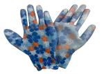 Wear Resistant Garden Work Gloves , Floral Womens Gardening Gloves