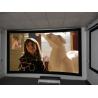 Buy cheap High Level Home Theater Curved Projection Screen 100 inch Black Aluminum Frame from wholesalers