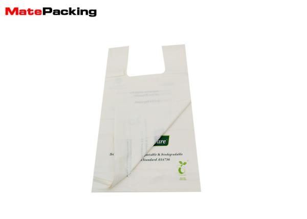 Buy cheap 100% Corn Starch Disposable Grocery Bags , Biodegradable Plastic Shopping Bags from wholesalers
