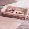 Buy cheap Hand Woven Decoration Organizer Rattan Willow Wicker Cutlery Fruit Storage Tray Home Decoractions Win Boxes basket from wholesalers