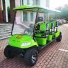 Buy cheap Green 6 Person 35 Mph Electric Golf Cart Club Car ODM OEM lead-acid battery sightseeing bus from wholesalers