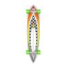 Buy cheap YOBANG OEM Layback Longboards Throwback Longboard Complete Skateboard - 9.87" x 40" from wholesalers