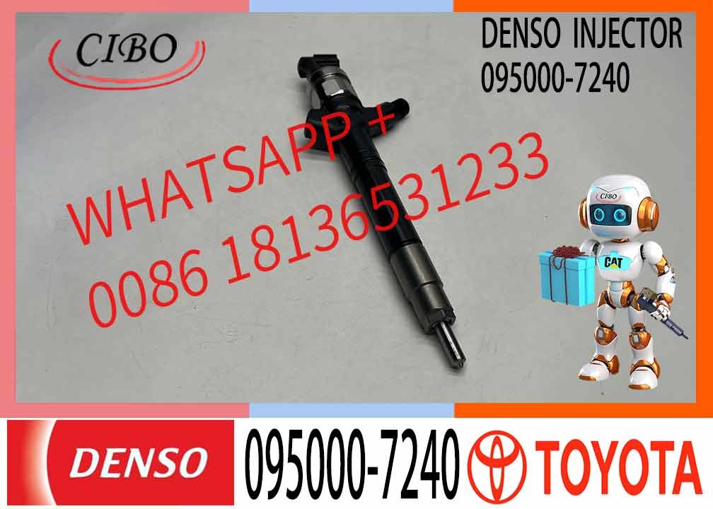 High Quality Common Rail Injector 095000-6110 095000-6900 095000-7240 for 1VD Diesel Nozzle Assembly