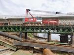 Steel Through Bow String Steel Girder Bridge Fabrication Tub H Welded