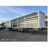 Buy cheap Steel 3 Axles Side PVC Curtain Box Structured Truck Head Towing Cargo Curtain Side Semi Trailer from wholesalers