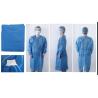 Buy cheap Blue Knitted Cuff Disposable Non Woven Isolation Gown from wholesalers