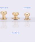 Leather Craft 10mm Head Screwback Button Stud